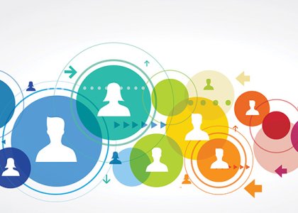 Illustration of silhouettes in circles/Adobe Stock 