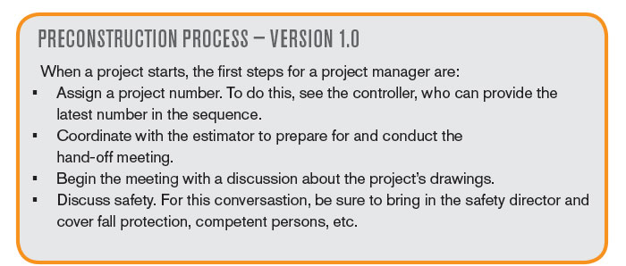 Preconstruction Process - Version 1.0