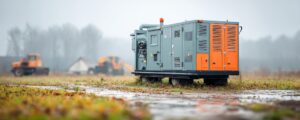 generator in use on site
