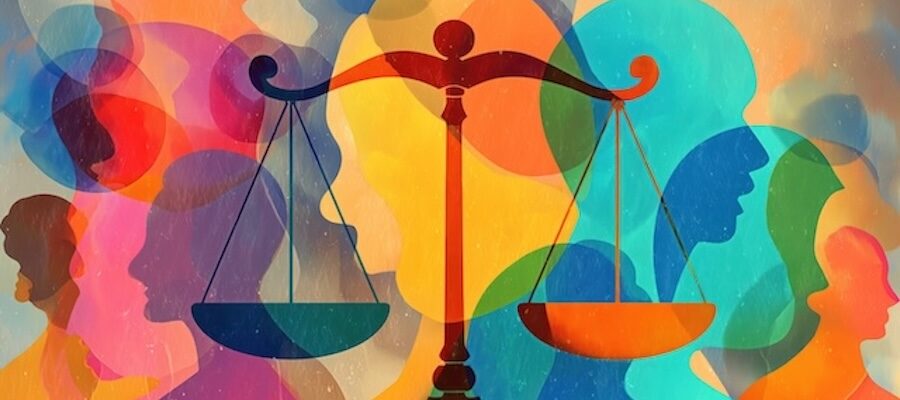 illustration of weighing ethical questions