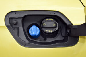 Diesel and DEF fuel filler caps