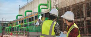 Two contractors on-site