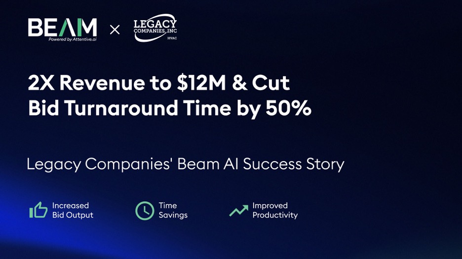 Success Beam AI was able to bring to Legacy Companies Inc.
