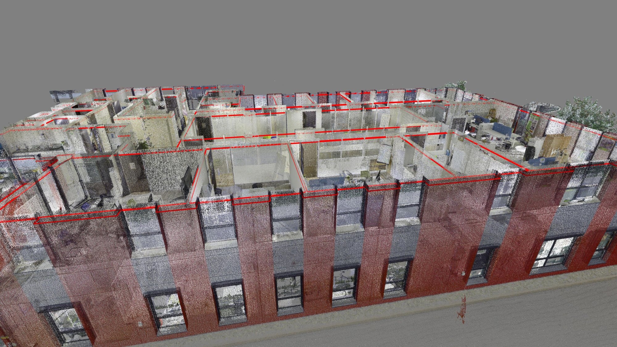 Image in construction scan-to-plan app