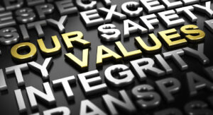 Workplace safety values and integrity
