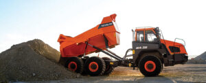 articulated dump truck