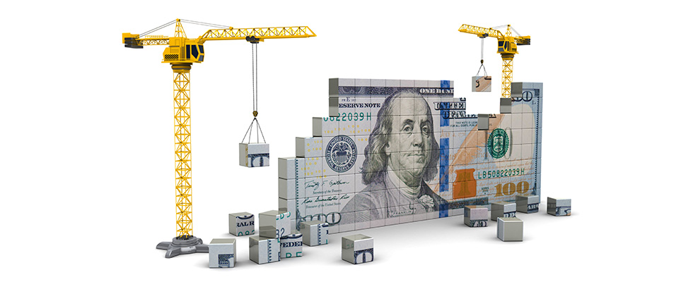 Construction costs and project financing concept