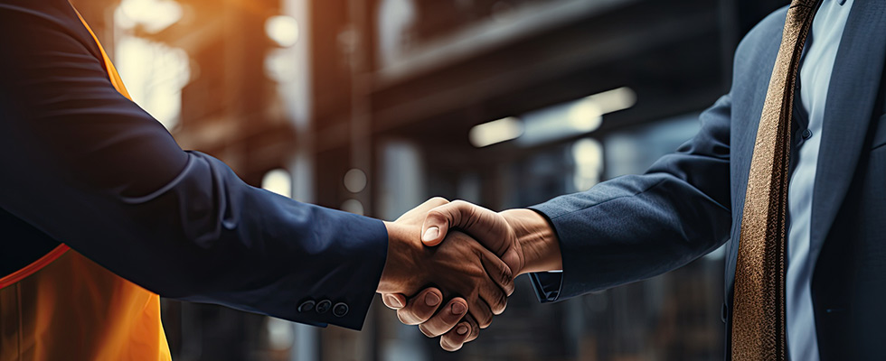 businessmen shaking hands