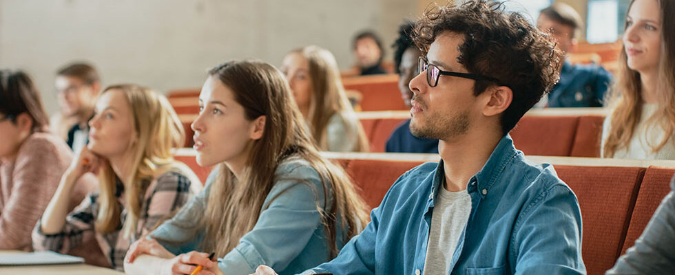 students in a lecture