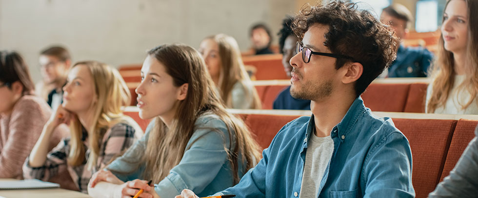 students in a lecture
