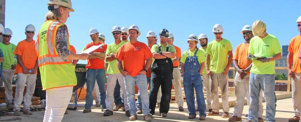 Pepper Construction Company workers