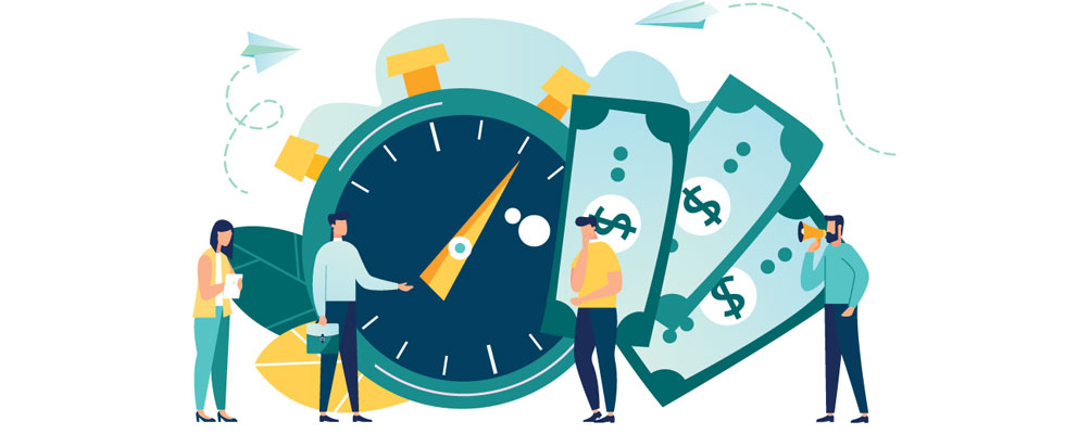 Illustration of financial planning and budgeting